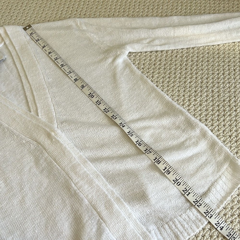 EUC Brochu Walker Linen Cardigan size Small - Picture 10 of 11